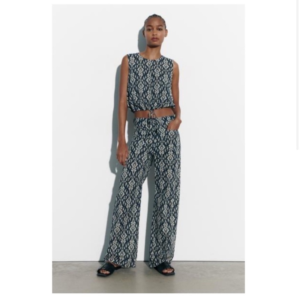ZARA Patterned PANTS